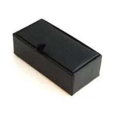 Из черного картона запонки зажимы для галстука коробки высокого качества матовые бумажные мужские коробки для ювелирных изделий запонки в коробке 60 шт./партия