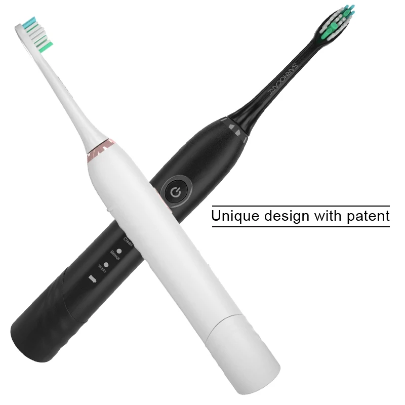 

Sarmocare S200 Electric toothbrush ultrasonic rechargeable battery IPX7 Waterproof 3 models electric oral hygiene