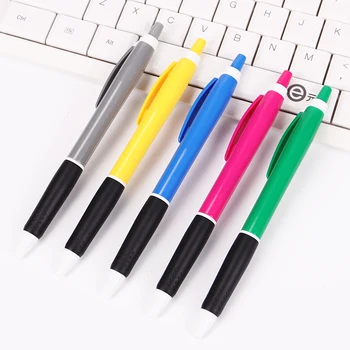 

New Arrival Novelty Multicolor Simple Ballpoint Pens Plastic Ballpoint Pen Stationery Creative School Supplies
