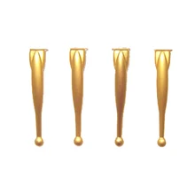 Атласный Золотой зажим для причудливых и комфортных ручек/карандашей RZ-FC-SG