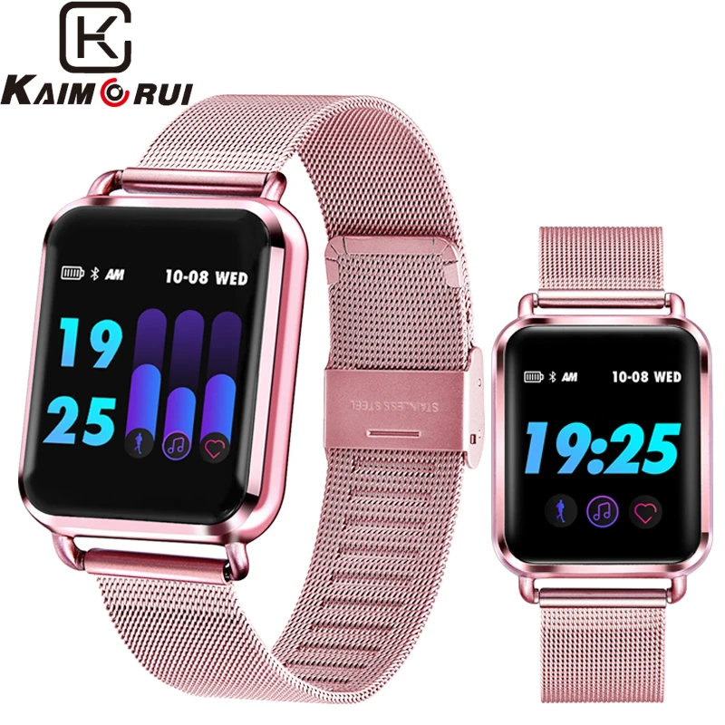 

Smart Watch Women Heart Rate Monitor Fitness Bracelet Tracker Watch Pedometer Running Mode Wristband for Xiaomi Huawei Phone