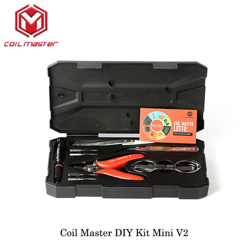 (3 шт./лот) набор Coil Master DIY Mini V2 CoilMaster электронная Сигарета RDA распылитель катушка
