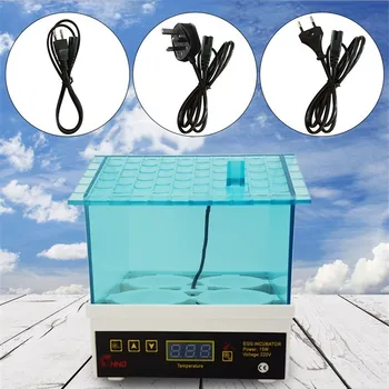 

Mini 4Egg Incubator Poultry Incubator Brooder Digital Temperature Hatchery Machine Hatcher for Chicken Duck Bird Pigeon