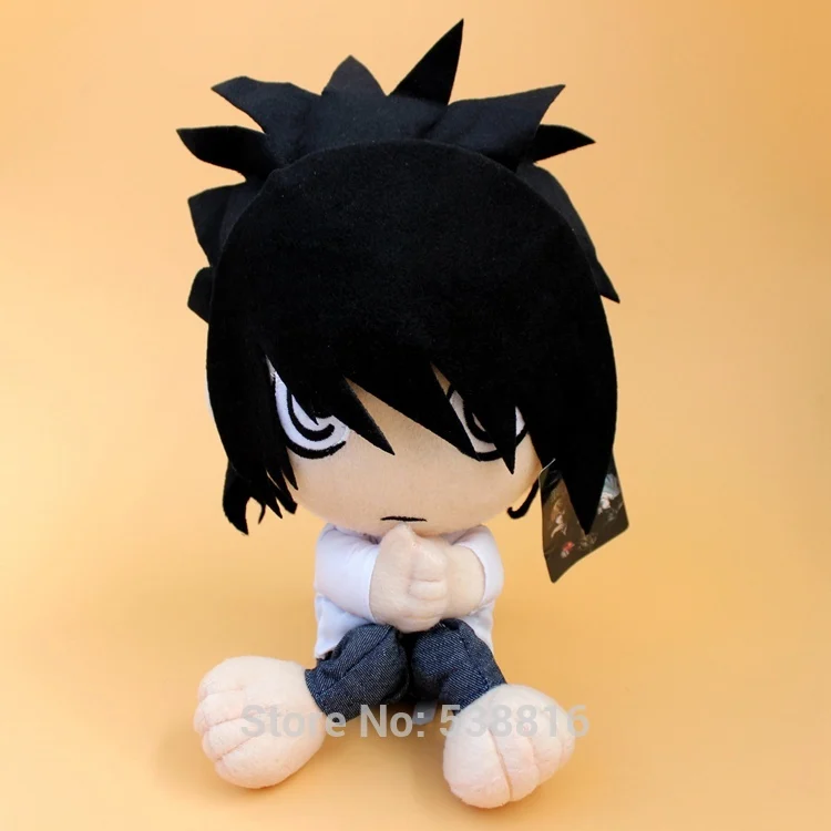 Японского аниме Death Note L Lawliet Плюшевые игрушки Мягкая кукла 30 см 12 ''подарок