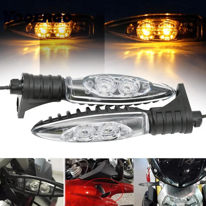 

For BMW Motorcycle Led Turn Signal Lights Front Indicators For BMW R1200 GS R 1200 GS ADVENTURE K1300 R R800GS F 800 R F800 R