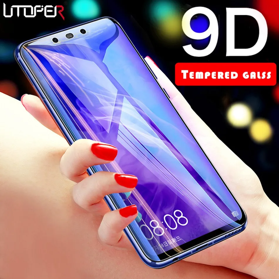 

9D Protective Glass For Xiaomi Mi Mix 3 Screen Protector Tempered Glass On The For Xiaomi Pocophone F1 Mi Max 3 6X A2 8 Lite