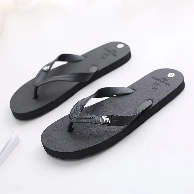 summer fashion soft bottom leisure sandals flip flops women's outdoor beach slippers men flip flops (4)