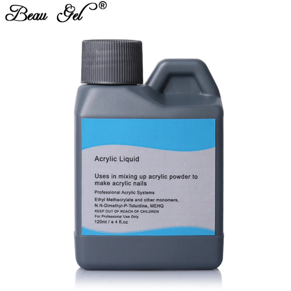 Nail Art Pro Nail Art Salon Acrylic Liquid Monomer Acrylic Manicure Tool 120ml Nail Tips Acrylic Powder Acrylic Liquid