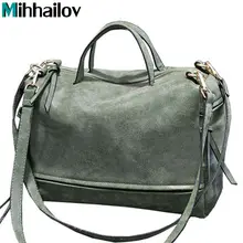 Neu Kommen Frauen Schultertasche Nubukleder Vintage Umhängetasche Motorrad Crossbody Beutel-frauenbeutel XS-26