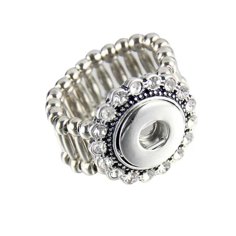 SR12 4 popular fashion street snap Designer DIY matal ring OEM ODM 12mm