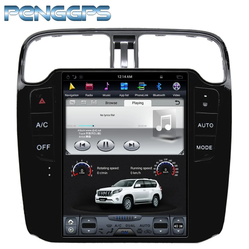 Perfect 10.4" IPS Car Radio Android Car GPS Navigation DVD Player for Volkswagen Polo 2012+Tesla Style 2G+64G Multimedia Stereo Headunit 3