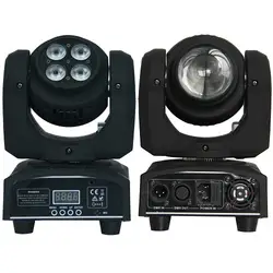 Высокое качество два боковых 4x10 Вт стирка + 1x10 Вт луча CREE Moving Head свет сценический DJ дискотека Бар Профессиональное освещение