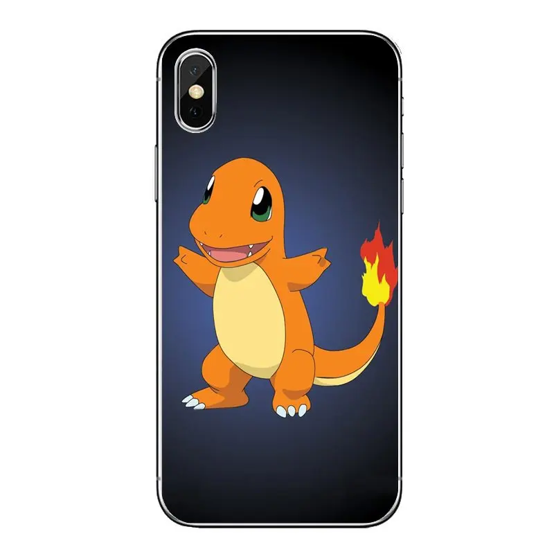 Для iPod Touch iPhone 4, 4S, 5, 5S, 5C, SE, 6, 6 S, 7, 8, X, XR, XS Plus, MAX, мягкие чехлы с рисунком аниме, Покемоны, Бульбазавр, чармандер-арт