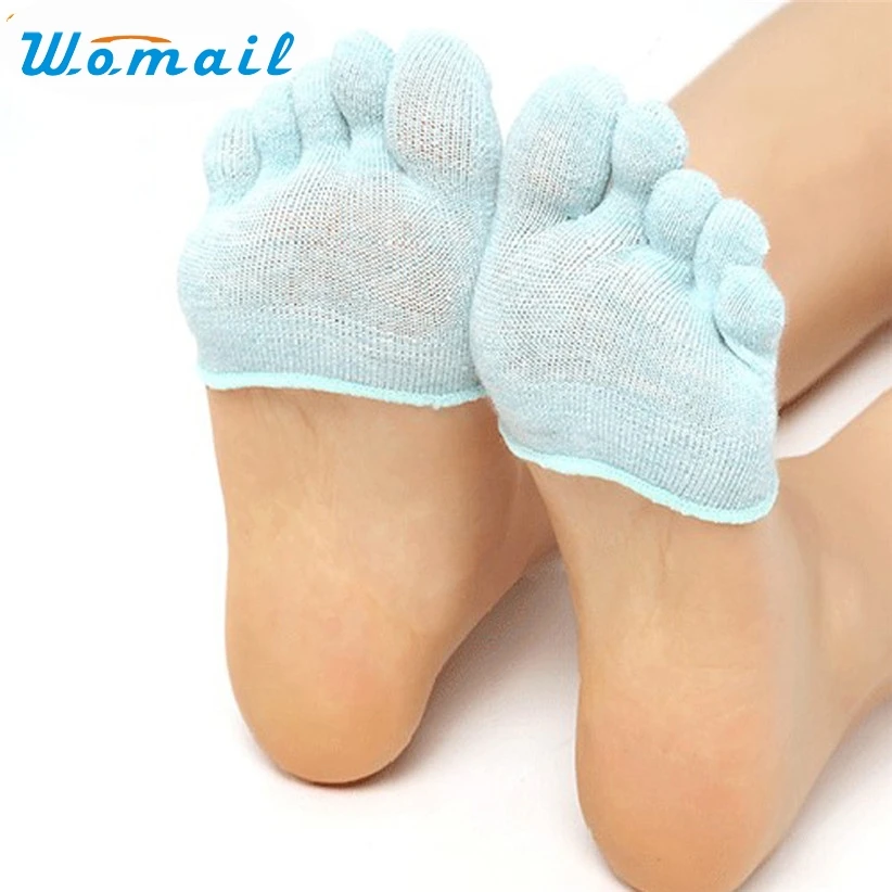 Новый дизайн Womail женские невидимые хлопковые носки с полузахватом полные