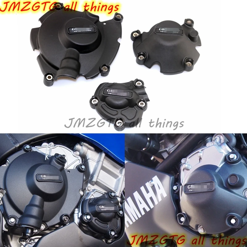 Funda de protección de la cubierta del motor de motocicletas para la funda GB Racing para las cubiertas del motor R1 y R1M 2015 2016 2017 2018 2019 protectores - 1