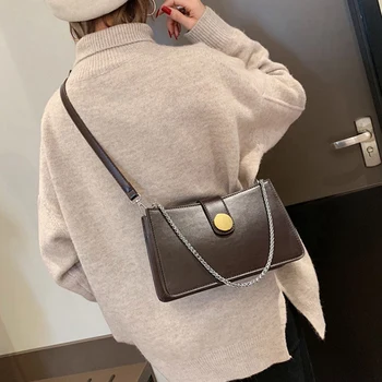 

AUAU-High-End Sense Bag Single Shoulder Bag Mother Bag Fashion Wild Retro Sense Girl Messenger Bag