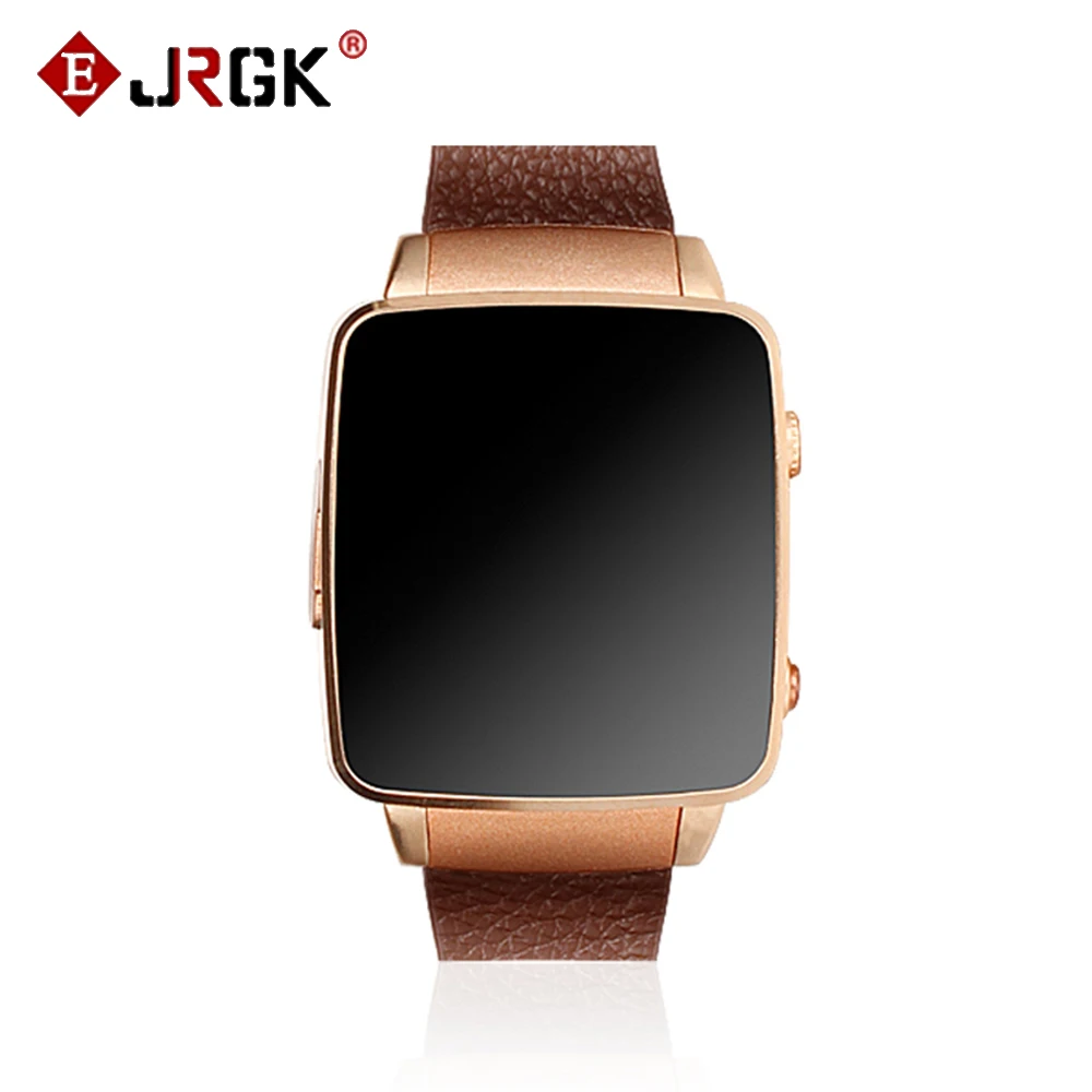

X6S Smart Watch HRM Real SmartWatch Heart rate Bluetooth Genuine Leather Strap MTK2502 For Android IOS Support SIM card GPS