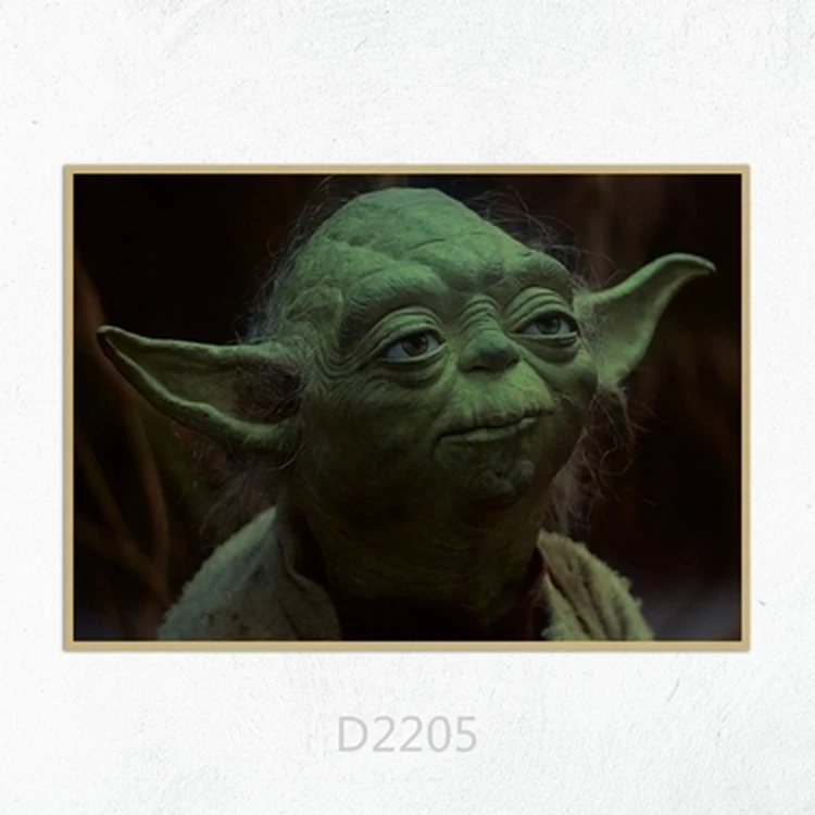 star wars master yoda posters wall stickers kraft paper home 1