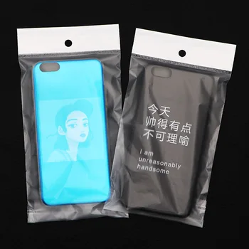 

700pcs Transparent seal sealing bag OPP white jewelry phone shell packaging storage bags plastic small large pouch