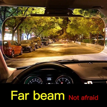 

High Quality Day Night Anti-dazzle Car Sun Visor HD Dazzling Goggles Driving Mirror UV Fold Flip Down HD for Clear View Visor 29