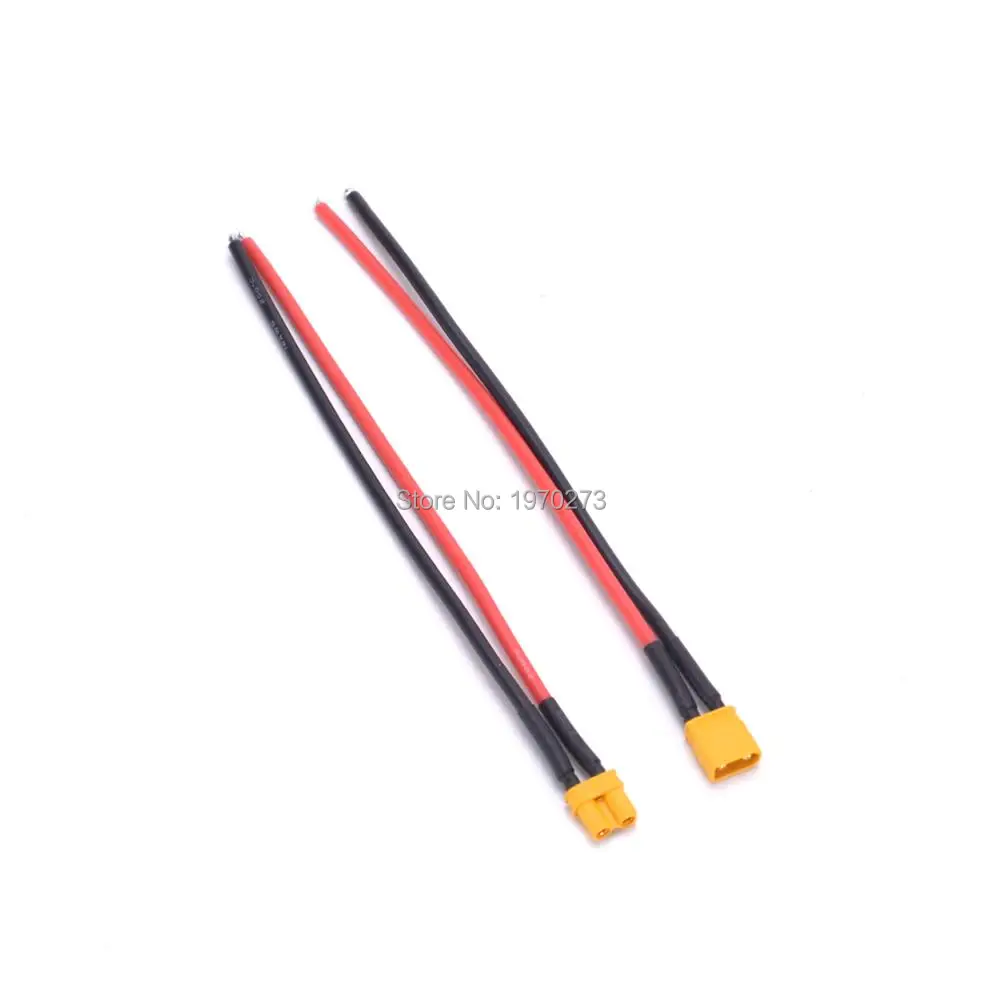 

1pcs XT30 Male / Female Connector With 16AWG Silicone Wire 10CM Battery Charging Cable for Quadcopter RC Drone