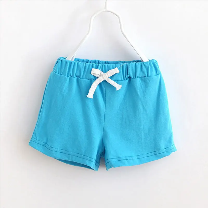 

1pc Soft Kids Short Trousers Cotton Children's Shorts for Girls Boys Summer Clothes Casual Candy Color Baby Shorts Pants Beach