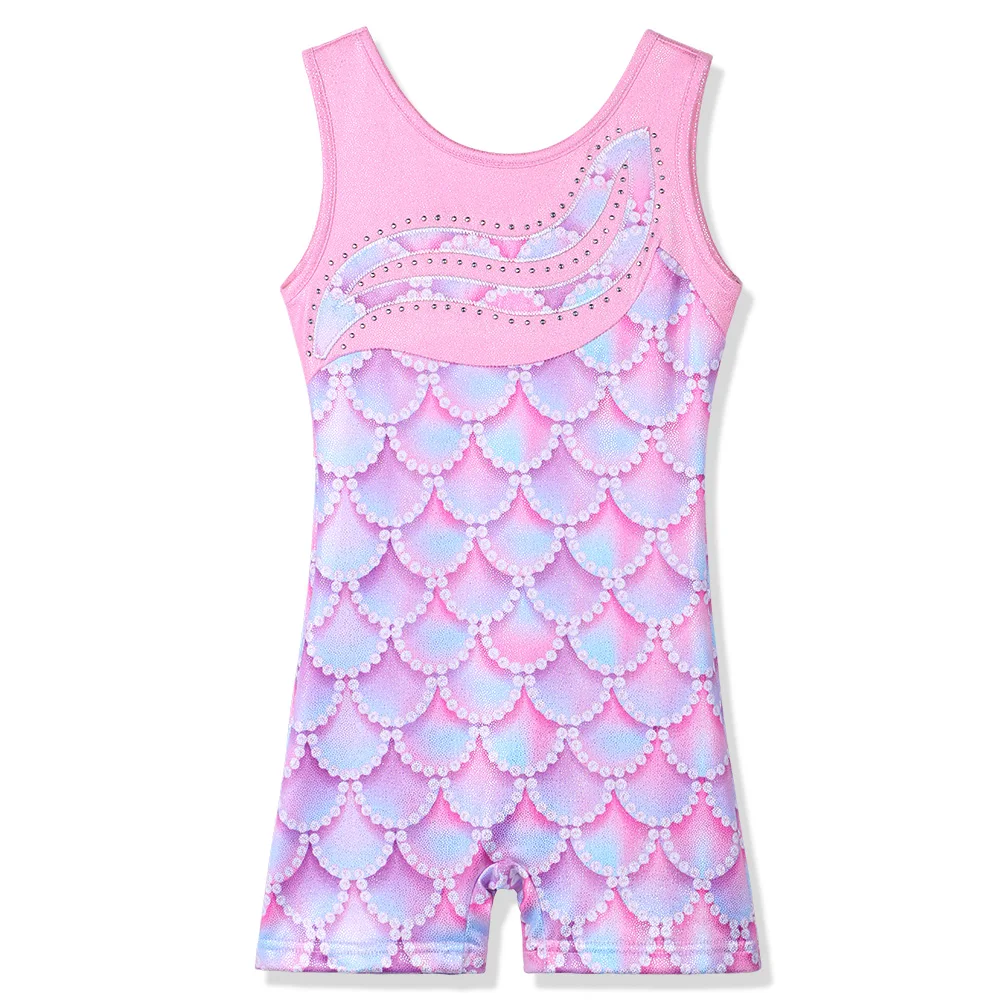 

BAOHULU 3-11years Kids Hot Sale Ballet Gymnastics Leotards New Mermaid Pattern Fancy Party Girl Tutu Dress Dance For Performance