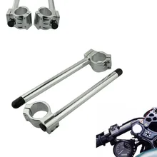 Пара ЧПУ 33 мм 35 мм 37 мм 41 мм-51 мм мотоцикл Riser Clip-Ons Clipon 7/" 22 мм руль подъемная Ручка Бар Вилка трубка