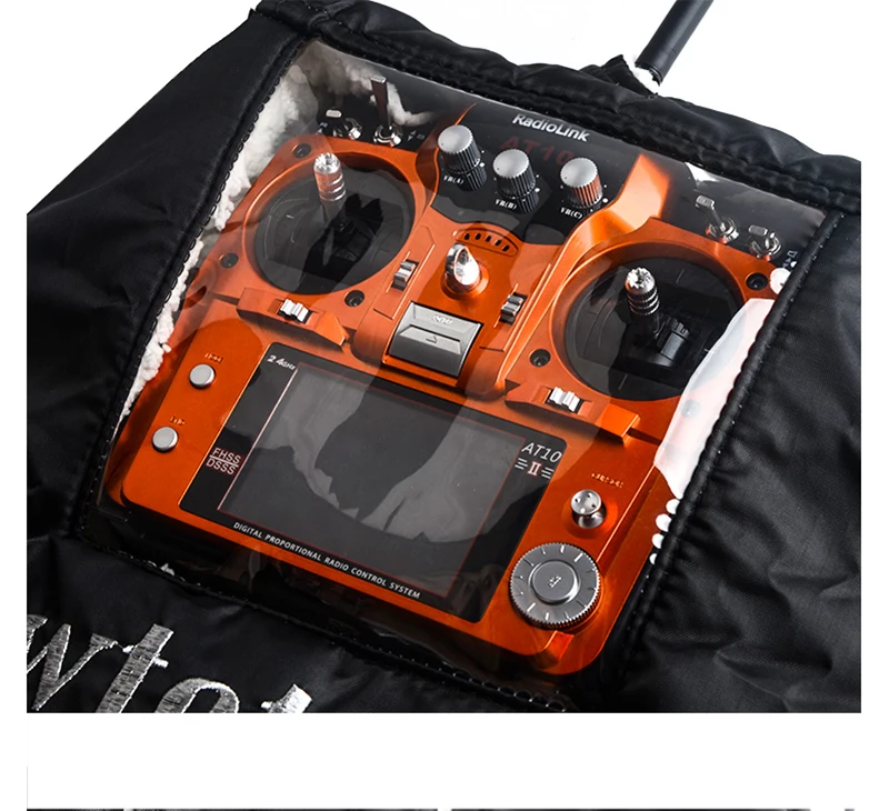 Andralyn Thickening Windproof Keep Warm Cotton Gloves Remote Control Transmitter Shield Hand Protector Winter Outdoor Drone FPV (8)
