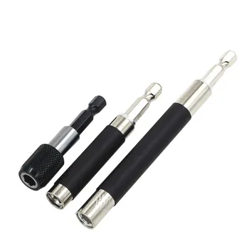 

3pcs/set 1/4 Inch Hex Socket Extension Bar Screwdriver Bit Holder Set Bit 60mm 80mm 120mm Magnetic Shank Connecting Tools
