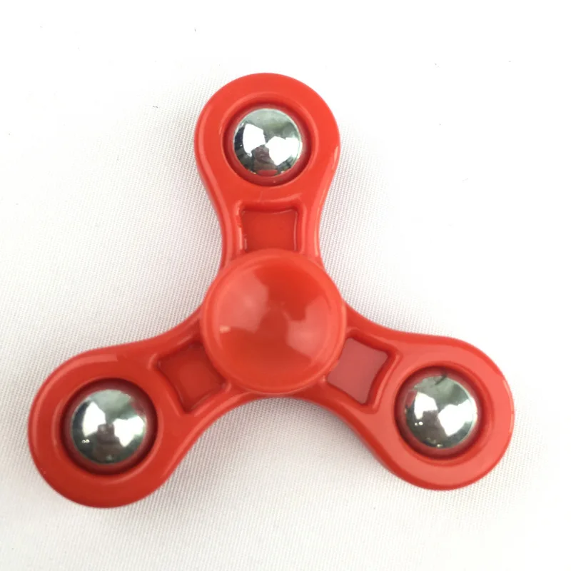 Стальной шар Tri-Spinner игрушка-Непоседа пластик для развития рук Спиннер для аутизма и СДВГ для избавления от стресса и тревожности фокус Игрушки Спиннер