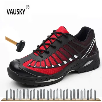 

2019 Stylish high quality new safety shoe for men steel toe cap mountaineering work shoes indestructible shoes timber land shoes