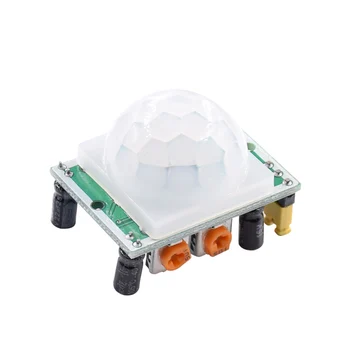 

100pcs/lot SR501 HC-SR501 Adjust IR Pyroelectric Infrared PIR module Motion Sensor Detector Module