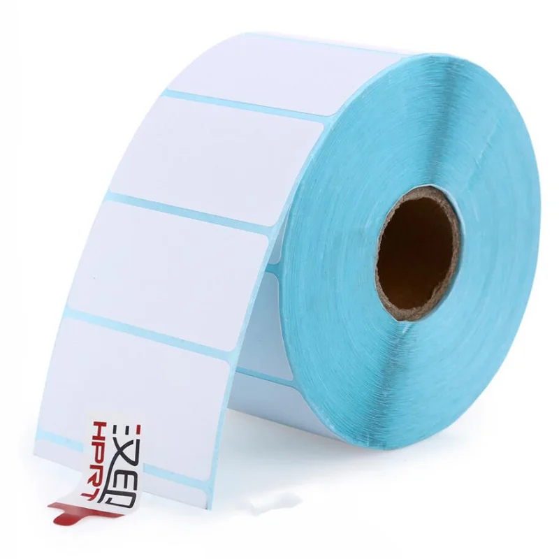 

Label Paper HPRT label thermal printing paper 50*25*1450 Waterproof bar code printing paper Sticker label printing paper