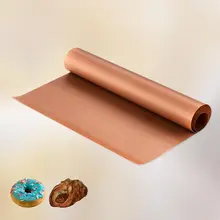 Многоразовый тефлоновый коврик, термостойкий Коврик для выпечки, тефлоновые матовые Инструменты для выпечки тортов, клееная бумага, термостойкая накладка, новинка