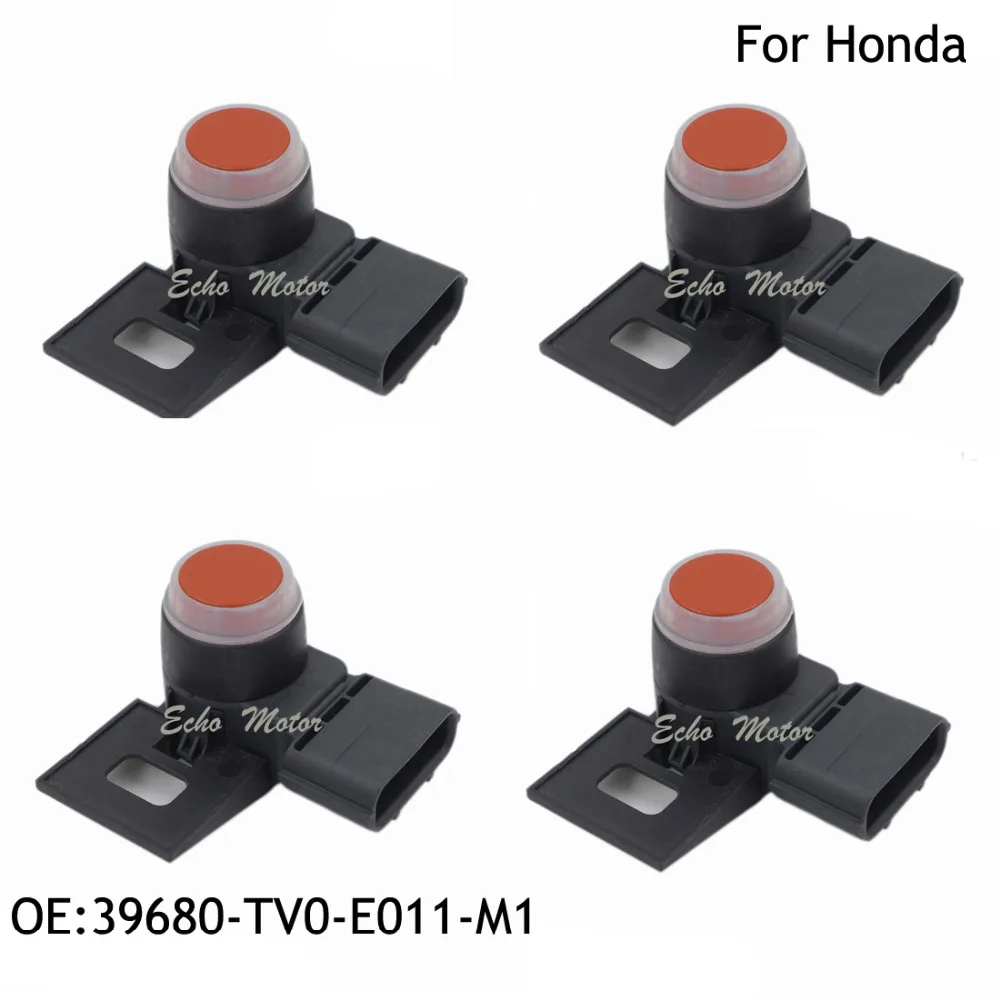 

New 4PCS YR585 39680-TV0-E011-M1 PDC Parking Sensor Reverse Assist For Honda 0263023878