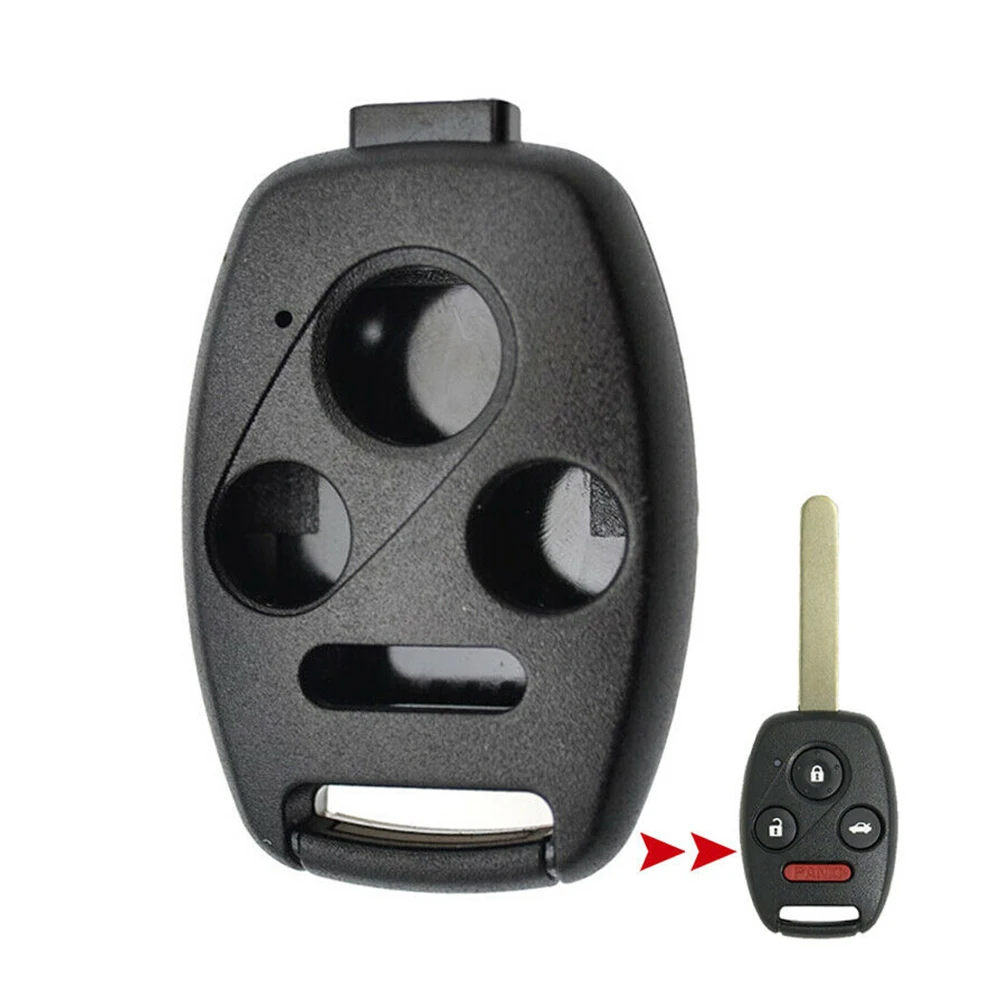 

New Black 3 Buttons Key Shell Replacement Entry Key Remote Fob Shell Case Housing Fits for Honda Accord Civic CR-V