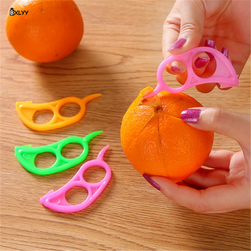 

BXLYY Hot 25pc Ring Open Orange Plastic Kitchen Gadget Kitchen Cooking Tool Knife Orange Peeler Kitchen Accessories Cuisine.7z