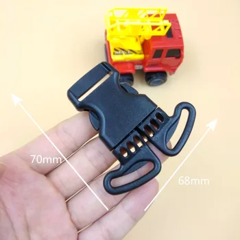

NEW 20pcs High Quality 3 Ways Black Plastic POM Baby Carriage Safety Buckle For 25mm Shoulder Under Webbing Stroller Accessories