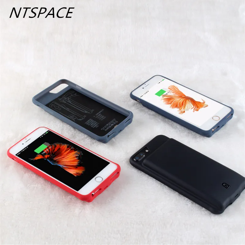 

New Fashion External Battery Case Charger Case For iPhone 6 Plus/6S Plus Ultra-thin Portable Backup Power Bank Case Battery Case