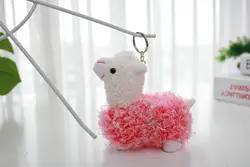 Плюшевый брелок для ключей из альпаки плюшевая мягкая игрушка-брелок Мягкая игрушка альпака