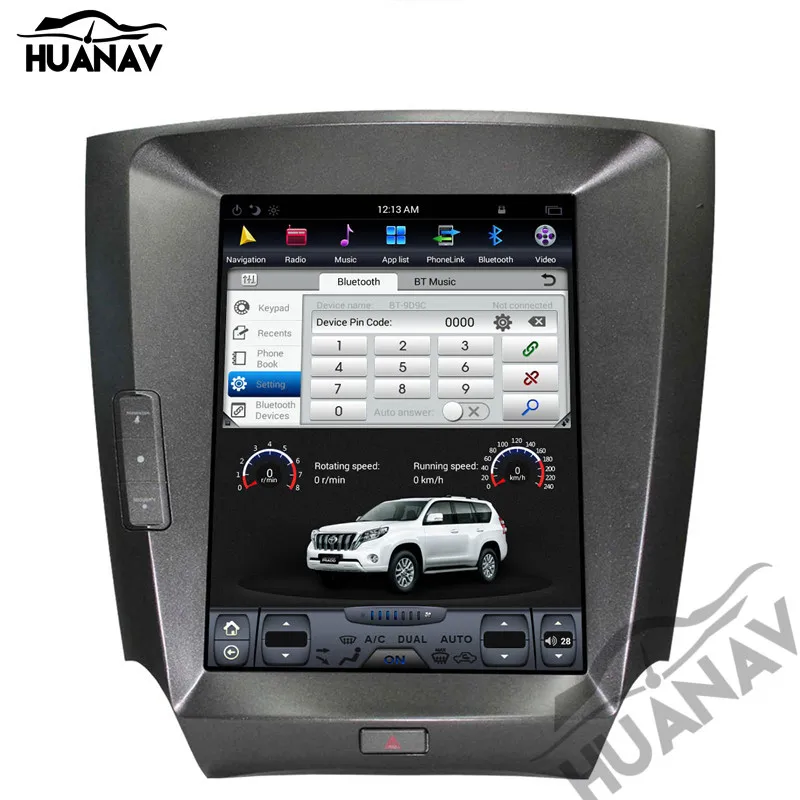 Автомагнитола Tesla style без DVD плеера GPS навигация для lexus IS200 IS250 I300 2004 2010
