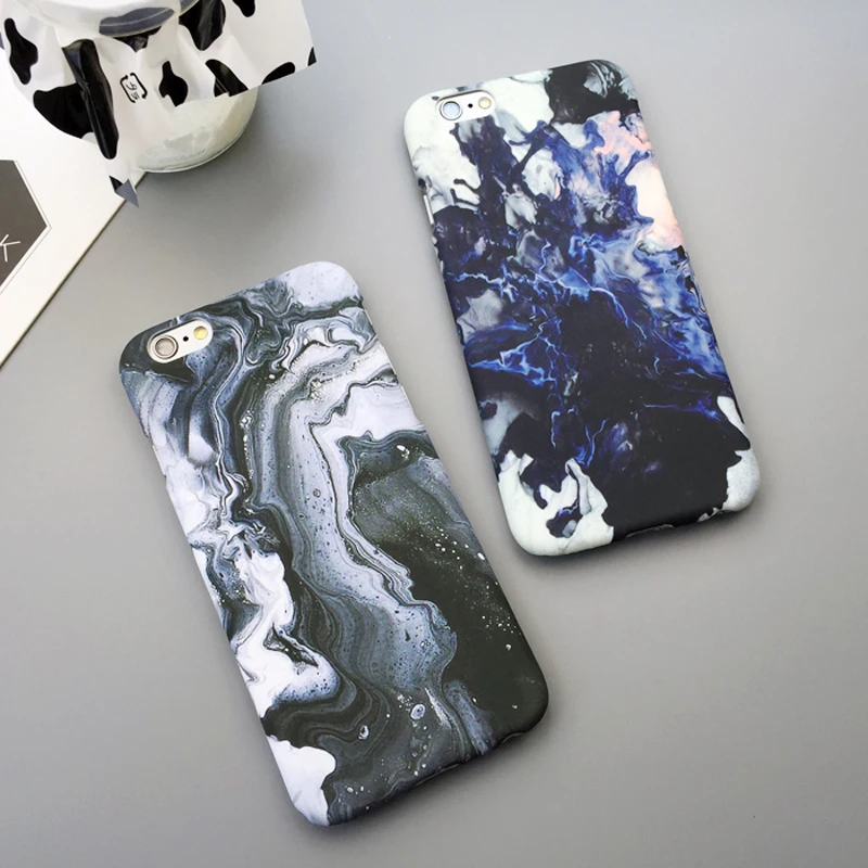 Чехол для телефона LACK жесткий чехол с рисунком мрамора и камня Iphone 5 5S SE граффити