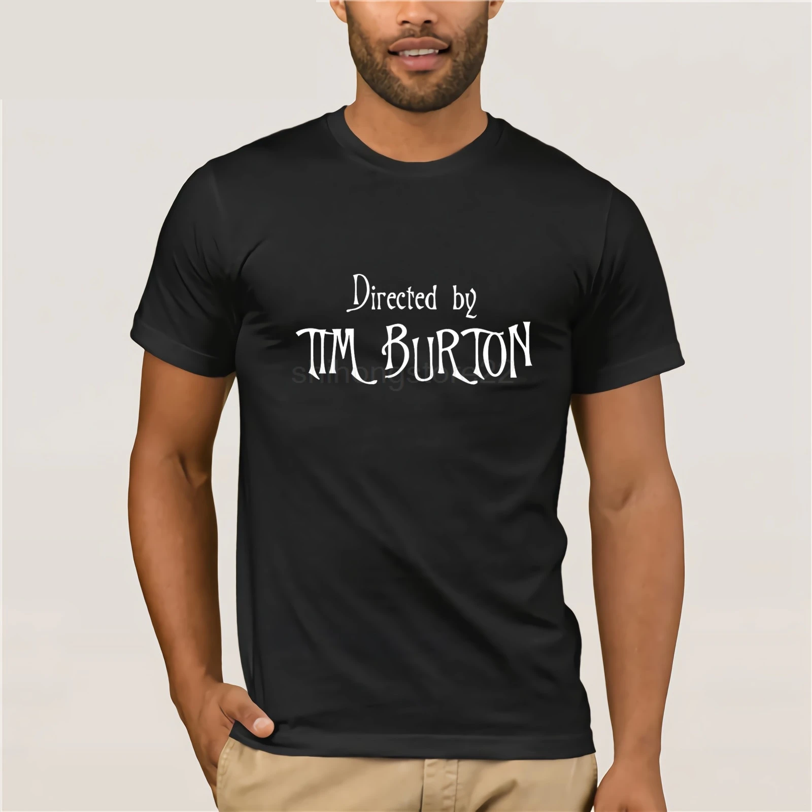 

Printed Men T Shirt Cotton tshirts O-Neck Short-Sleeve Directed by Tim Burton T-Shirt