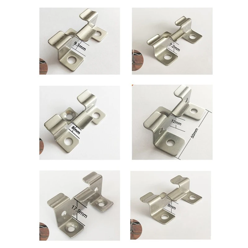 100Pcs/Lot SUS304 invisible Hidden Deck Floor Clip Plate Outdoor
Anticorrosive Thick Bamboo flooring