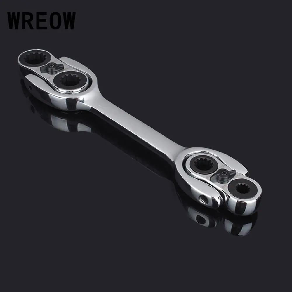 Multifunction 16 in 1 Grip Socket Wrench Swivel Ratchet Wrench Power