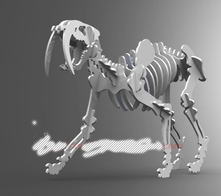 Belodon Динозавр Дракон DWG CAD чертежный файл для ЧПУ лазерной резки гравировки D9|file| |
