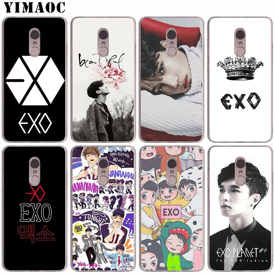 

YIMAOC Kpop exo Lucky one Soft Silicone Case for Xiaomi Redmi 4A 5 Plus 5A S2 Go Note 4X 5 6 Pro TPU Cover
