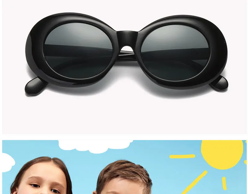 Psacss овальные Винтажные Солнцезащитные очки для детей, милые очки, высококачественные солнцезащитные очки для мальчиков и девочек, роскошные брендовые дизайнерские очки oculos