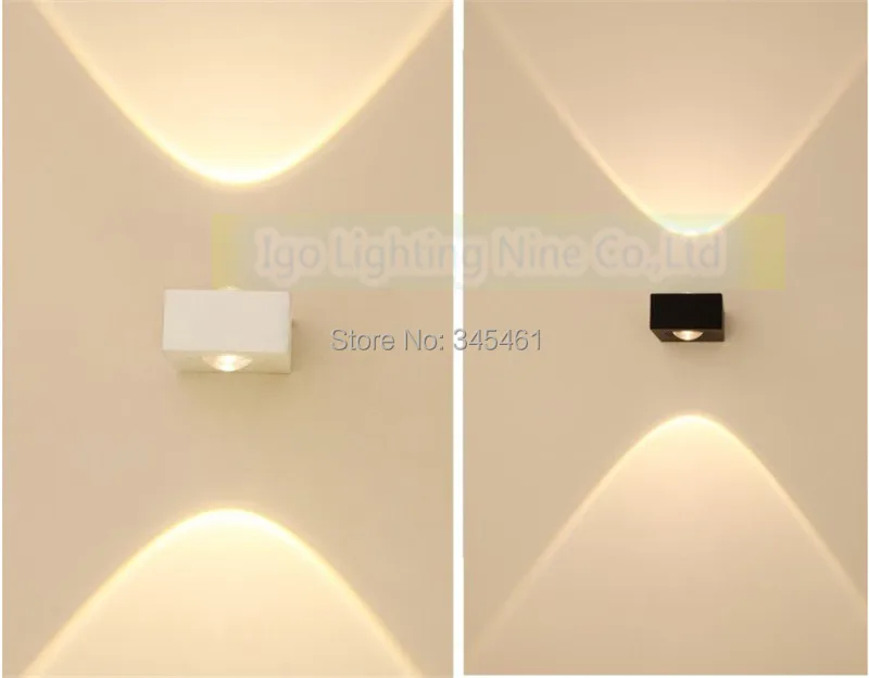 ФОТО 2w High Strength Aluminum Wall Lamp Creative Indoor Led Wall lights Bedside/Living Room/ Front Mirror Lights 1W/2W/3W/5W/6W/10W